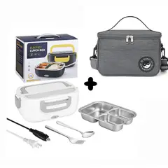 OEM - Lonchera Electrica Portatil Calentador Comida 15l + Bolsa Termica