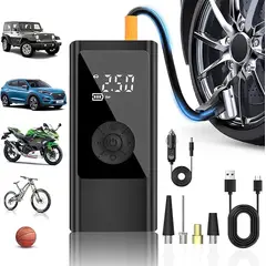 EKOTOOLS - Compresor De Aire Portatil A Batería Inflador Neumaticos