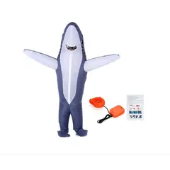GENERICO - Disfraz Inflable De Tiburón Gris