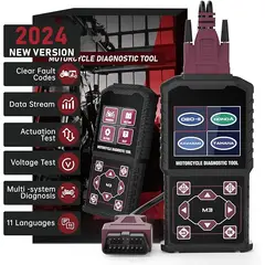 ALLUMA TOOLS - Herramienta de diagnóstico de motocicleta OBD2 lector de códigos de falla de motocicleta