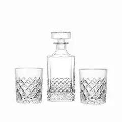 AMBIENTE GOURMET - Licorera y vasos para licor lago setx3