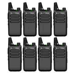 MOTOROLA - 8 Radios de Comunicación C1 Walkie Talkies Vox + Manos Libres