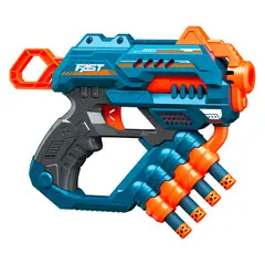 GENERICO - JUGUETE PISTOLA DE 8 DARDOS-AZUL