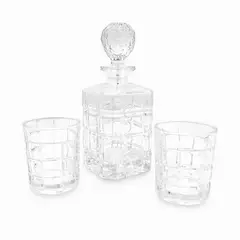 AMBIENTE GOURMET - Licorera y vasos para licor ezra setx3