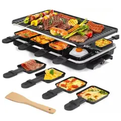 TV NOVEDADES - Asador Electrico - Parrilla Eléctrica Multifuncional 2 en 1