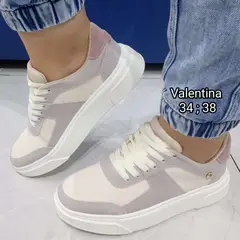 URBAN PLUS - TENIS PARA MUJER BEIGE