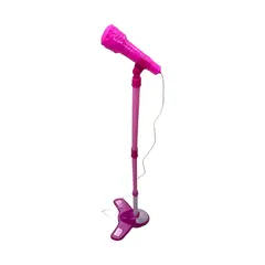 GENERICO - Microfono Juguete Karaoke Con Luces En La Base Niña