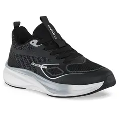 CROYDON - Tenis Running Naki Negro-Gris para Mujer