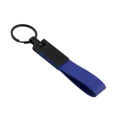 GENERICO - Llavero hombre en cuero y herraje metalico + estuche de regalo