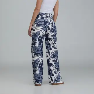 JULIANA SANCHEZ - Pantalón Live & feel - Azul