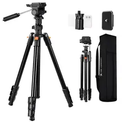 K&F CONCEPT - Trípode Kf09 115 V1 196cm Hasta 4kg Para Cámara Celular