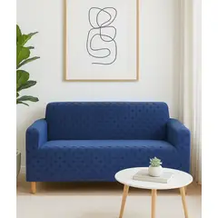 CHINA GLAZE - Protector Para Sofa 3 Puestos Azul