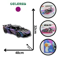 SWISSHOME - FICHAS PARA ARMAR CARRO JUEGO PARA NIÑOS Y NIÑAS +6 AÑOS
