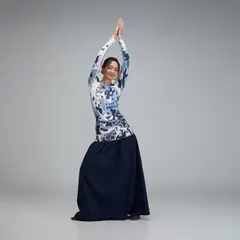 JULIANA SANCHEZ - Falda Live & feel - Azul