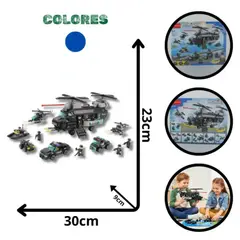 SWISSHOME - FICHAS PARA ARMAR VEHICULO POLICIA JUEGO NIÑS+6 AÑOS