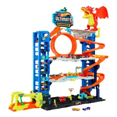 HOT WHEELS - City Pista De Juguete Ultimate Garage Escala 164
