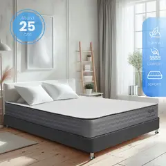 HOTEL DREAMS - Colchón Siesta Doble 140x190cm Resortado Ortopédico Firmeza Media