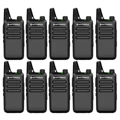 MOTOROLA - 10 Radios de Comunicación C1 Walkie Talkies Vox +Manos Libres