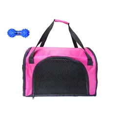 HALLY PET - Morral Cargador Cabina + Juguete Rosado