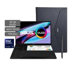 ASUS - Portátil Zenbook UX8406CA-PZ961W Duo Intel Core Ultra9 285H Ram 32GB Ssd 1TB 14”