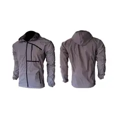 GENERICO - Chaqueta Moto Reflectiva Rompevientos 90% Impermeable