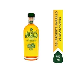 AMARILLO MANZANARES - Aguardiente Amarillo x750ml