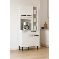GENERICO - Mueble multiuso para cocina con espacio para cafetera