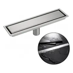 PAMO - Rejilla Piso Invisible Acero Satinmate 60x10 Anti Olor