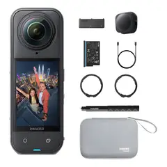 INSTA 360 - Cámara de Acción Insta360 X5 Essentials Bundle Negro