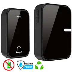 ONE PIXEL - Timbre Inalámbrico Exterior Impermeable Con Led IP55 Ecológico