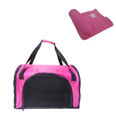 HALLY PET - Morral Cargador Cabina + Cobija Med Rosado