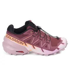SALOMON - Tenis Speedcross 6 Mujer Burgundy