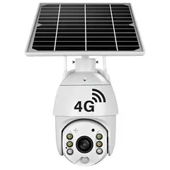 COLME TECHNOLOGY HOME - Cámara De Seguridad Ptz 1080p Ip Sim 4g Exterior Panel Solar