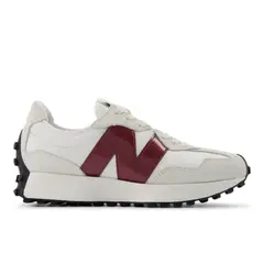 NEW BALANCE - Tenis 327 Mujer-Blanco/Vino Tinto