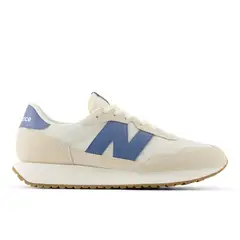 NEW BALANCE - Tenis 237 Hombre-Beige/Azul