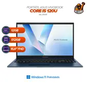 ASUS - Portatil X1504VA-NJ3586 Intel Core i5-120U 12GB RAM 512GB SSD 156” FHD