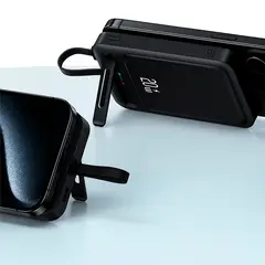 USAMS - Cargador Batería PowerBank Magsafe 10000mAh cable type-C Neg