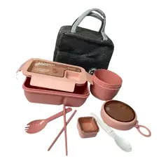 SHUNGA - Lonchera Y Recipientes Herméticos Prácticos Seguros Y Portátiles