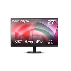 SAMSUNG - Monitor 27 Pulgadas ViewFinity D700 4K Plano Negro