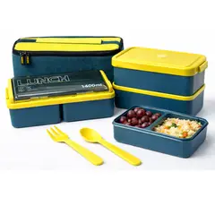 SHUNGA - Recipiente De Comida + Lonchera Modelo B Ml Hermética Y Portátil