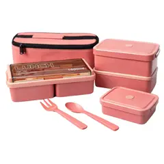 SHUNGA - Recipiente De Comida + Lonchera Modelo B Ml Hermética Y Portátil