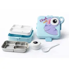 SHUNGA - Lonchera Infantil Modelo A Cartoon Lunch Box Con Divisiones