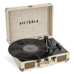 VICTROLA - Tocadiscos Tornamesa Portable + Altavoces Bluetooth