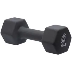 SPORTFITNESS - Mancuerna Hexagonal en Neopreno 15 Lb