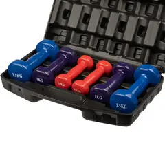 SPORTFITNESS - Kit de Mancuernas 6 KG