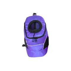 HALLY PET - Morral cargador ventana mediano Morado