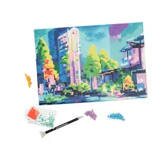 DIAMOND - Cuadro DIY Diamantiny Noche de Ciudad Brillante