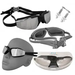 WONDER SPORT - GAFAS LENTES DE NATACIÓN DE LUJO EN COLOR NEGRO