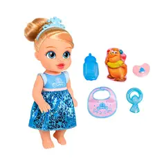 DISNEY - Muñeca Bebé Princesa Cenicienta con Accesorios
