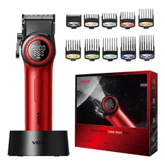 VGR - Cortadora Profesional Inalambrica V-001 Roja 9000RPM